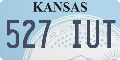 KS license plate 527IUT