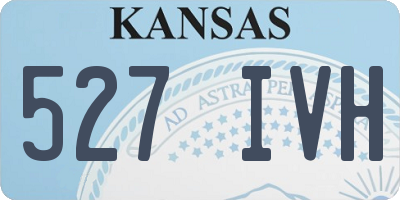 KS license plate 527IVH