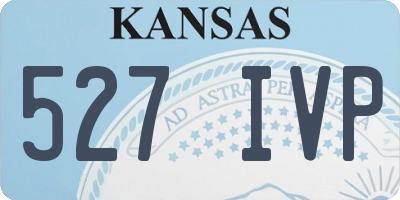 KS license plate 527IVP