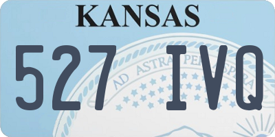 KS license plate 527IVQ
