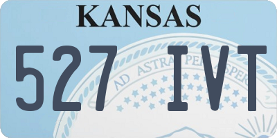 KS license plate 527IVT
