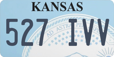 KS license plate 527IVV