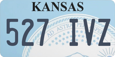 KS license plate 527IVZ