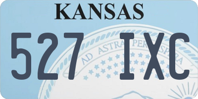 KS license plate 527IXC
