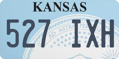 KS license plate 527IXH