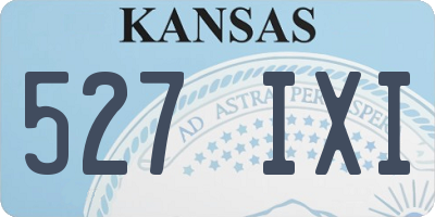 KS license plate 527IXI