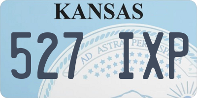 KS license plate 527IXP