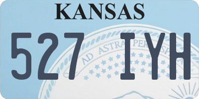 KS license plate 527IYH