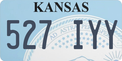 KS license plate 527IYY