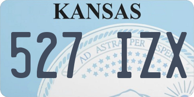KS license plate 527IZX