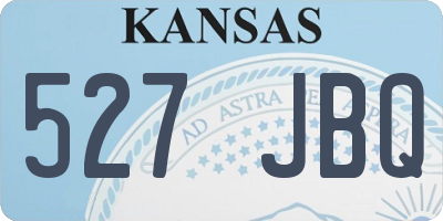 KS license plate 527JBQ