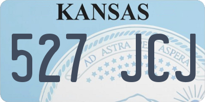KS license plate 527JCJ