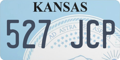 KS license plate 527JCP