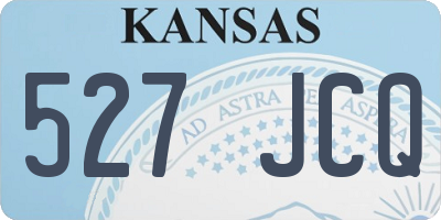 KS license plate 527JCQ