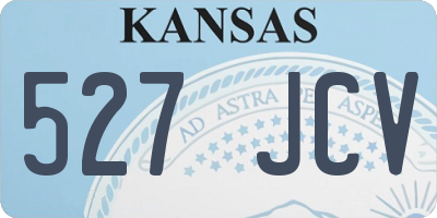 KS license plate 527JCV
