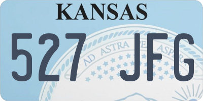 KS license plate 527JFG