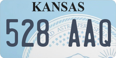 KS license plate 528AAQ