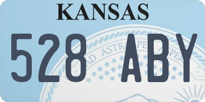 KS license plate 528ABY