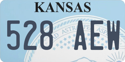 KS license plate 528AEW