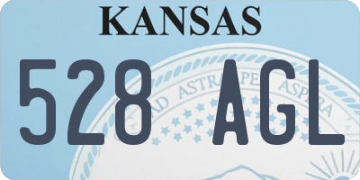 KS license plate 528AGL