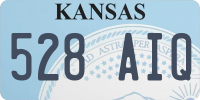 KS license plate 528AIQ