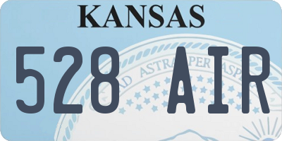 KS license plate 528AIR