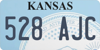 KS license plate 528AJC