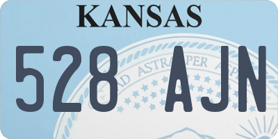 KS license plate 528AJN