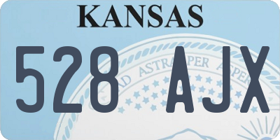 KS license plate 528AJX