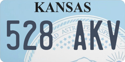 KS license plate 528AKV