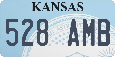 KS license plate 528AMB