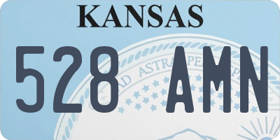 KS license plate 528AMN
