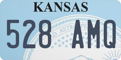 KS license plate 528AMQ