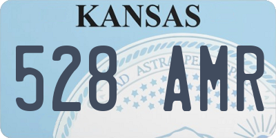 KS license plate 528AMR
