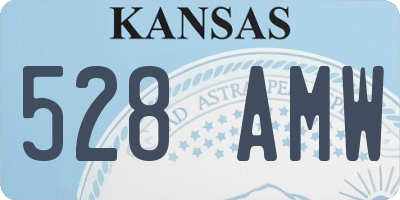 KS license plate 528AMW