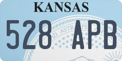 KS license plate 528APB