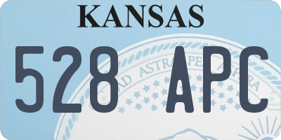 KS license plate 528APC