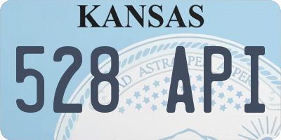 KS license plate 528API