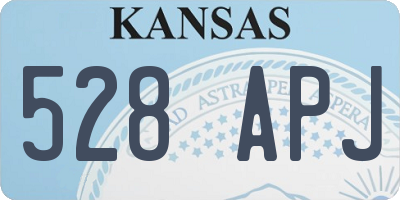 KS license plate 528APJ