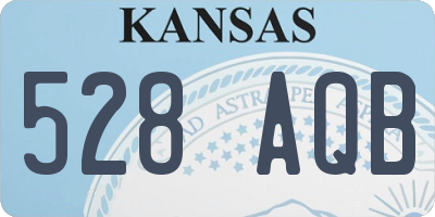 KS license plate 528AQB
