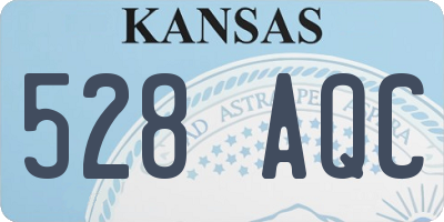 KS license plate 528AQC