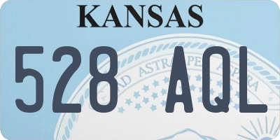 KS license plate 528AQL