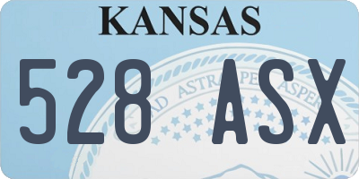 KS license plate 528ASX