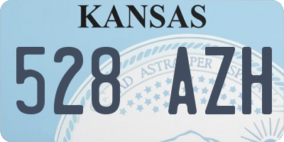 KS license plate 528AZH