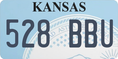 KS license plate 528BBU