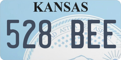 KS license plate 528BEE