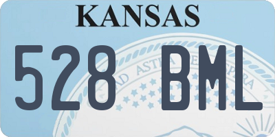 KS license plate 528BML