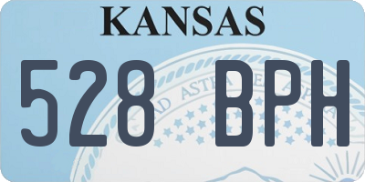 KS license plate 528BPH