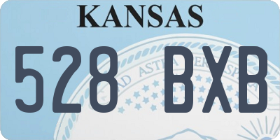 KS license plate 528BXB