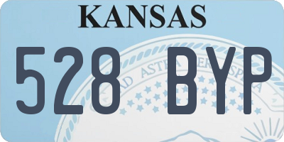 KS license plate 528BYP